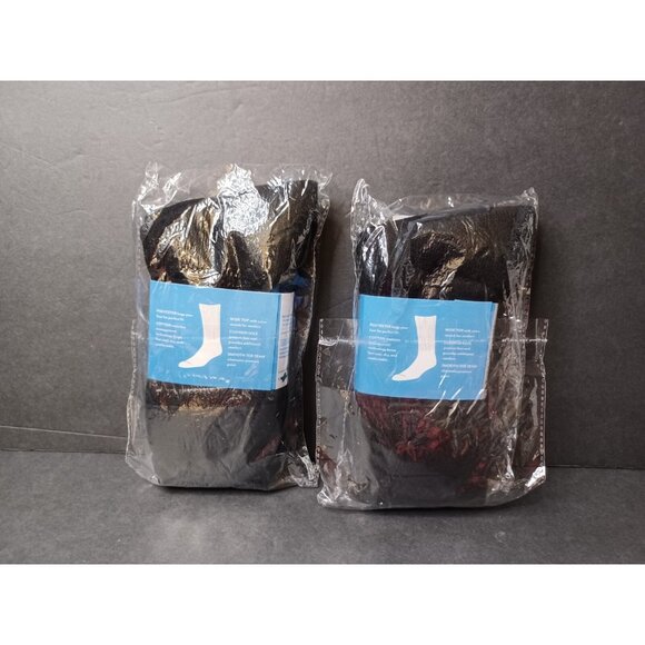 Womens Non Binding Top Circulatory Diabetic Cotton Crew Socks 4 Pairs Size 9-11 - Picture 4 of 4